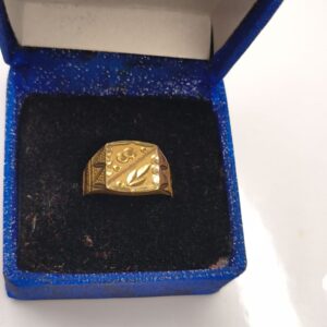 18K Gold Plated Silver Ring - ১৮K সোনার রং রুপার আংটি পাচ্ছেন মাত্র ১৫৫০ টাকাতে